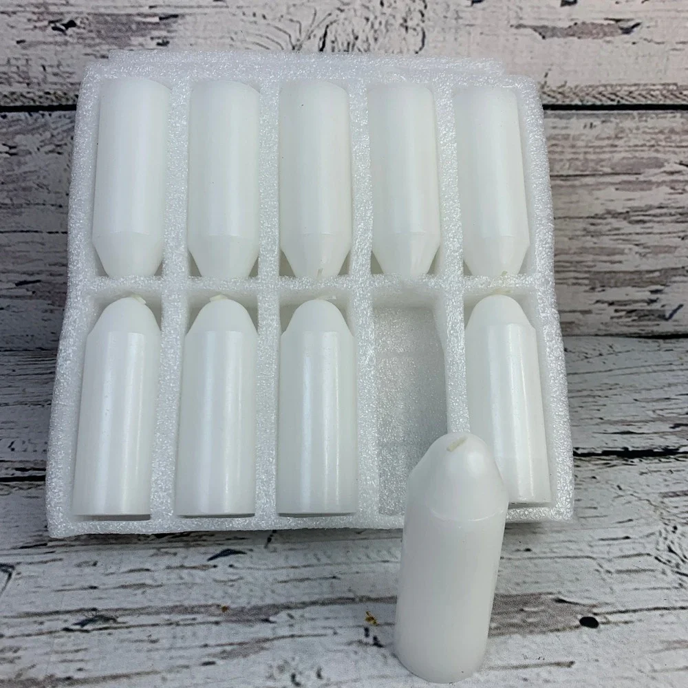 RUCO 12-Hour 3.5 Inch Candle [20 Pack] Lanterns White Emergency Survival Candles